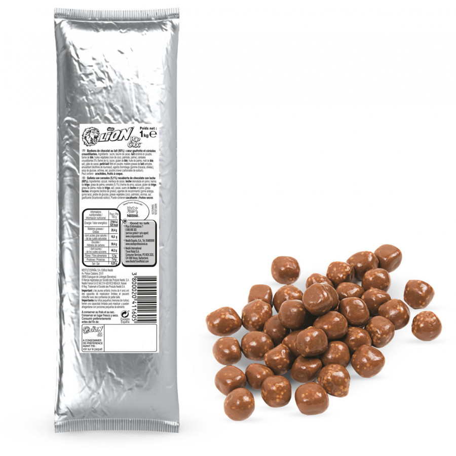 Lion Pop Choc Bolsa 1 kilo Lion Pop Choc Bolsa 1 kilo