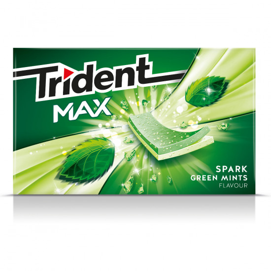 Trident Max Spark Green Mint 12 unidades