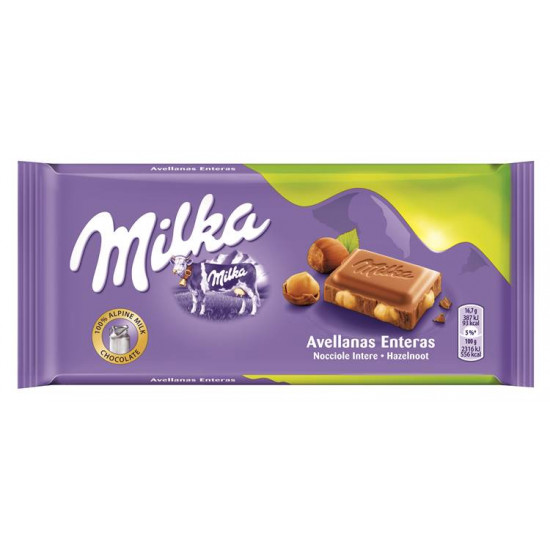 Milka Tabletas Avellana 17 unidades