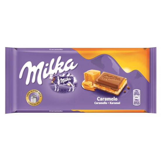 Milka Tabletas Caramelo 23 unidades