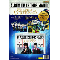 Panini Álbum Animales Fantásticos + 4 sobres Panini Álbum Animales Fantásticos + 4 sobres