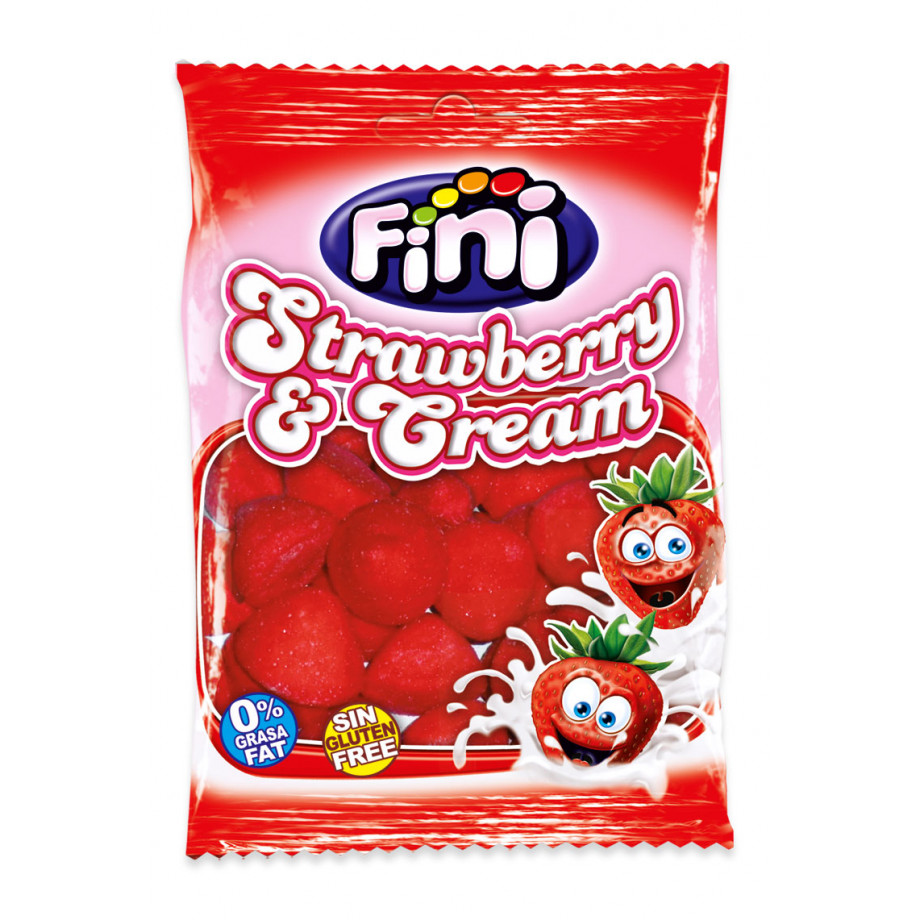 Fini Fresas Nata 12 bolsas de 75g, comprar online