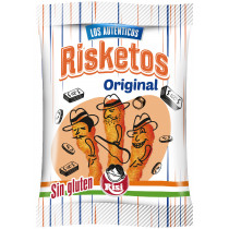 Gusanitos Risi Bolsa tamaño Mediano 35 g, los de toda la vida.