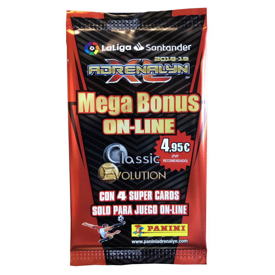 Mega Bonus on-line Adrenalyn Liga Santaner 2018-19