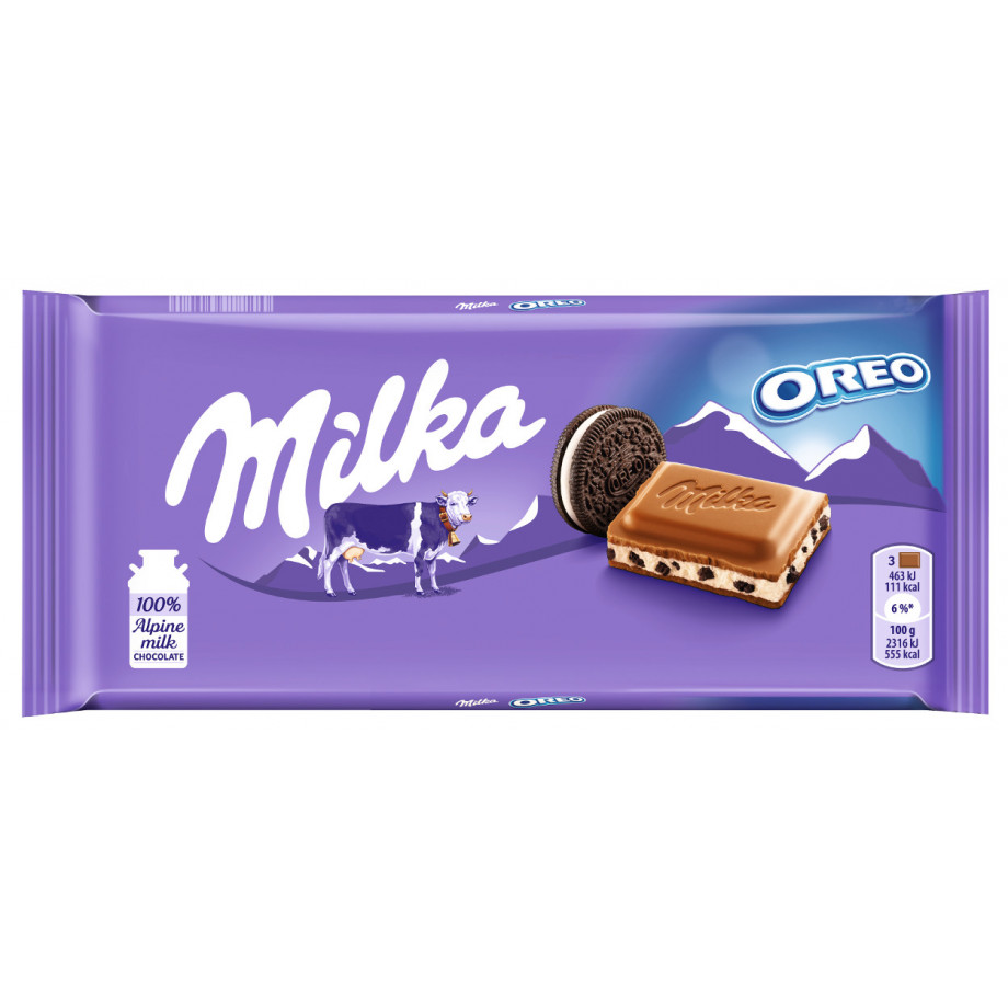 Milka Oreo 22 tabletas de 100g, comprar online