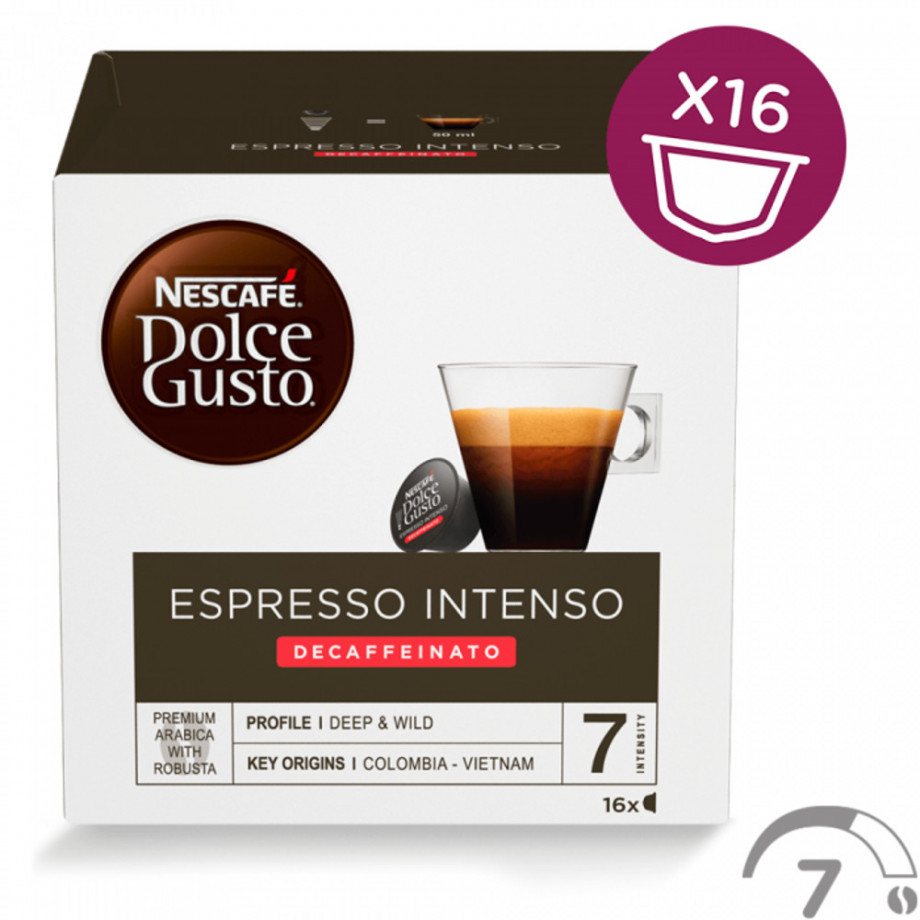Nescafe Dolce Gusto Espresso Intenso Descafeinado 16 cápsulas, comprar  online