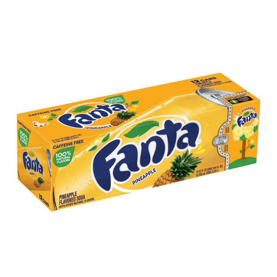 Fanta Piña 12 latas de 355ml, comprar online