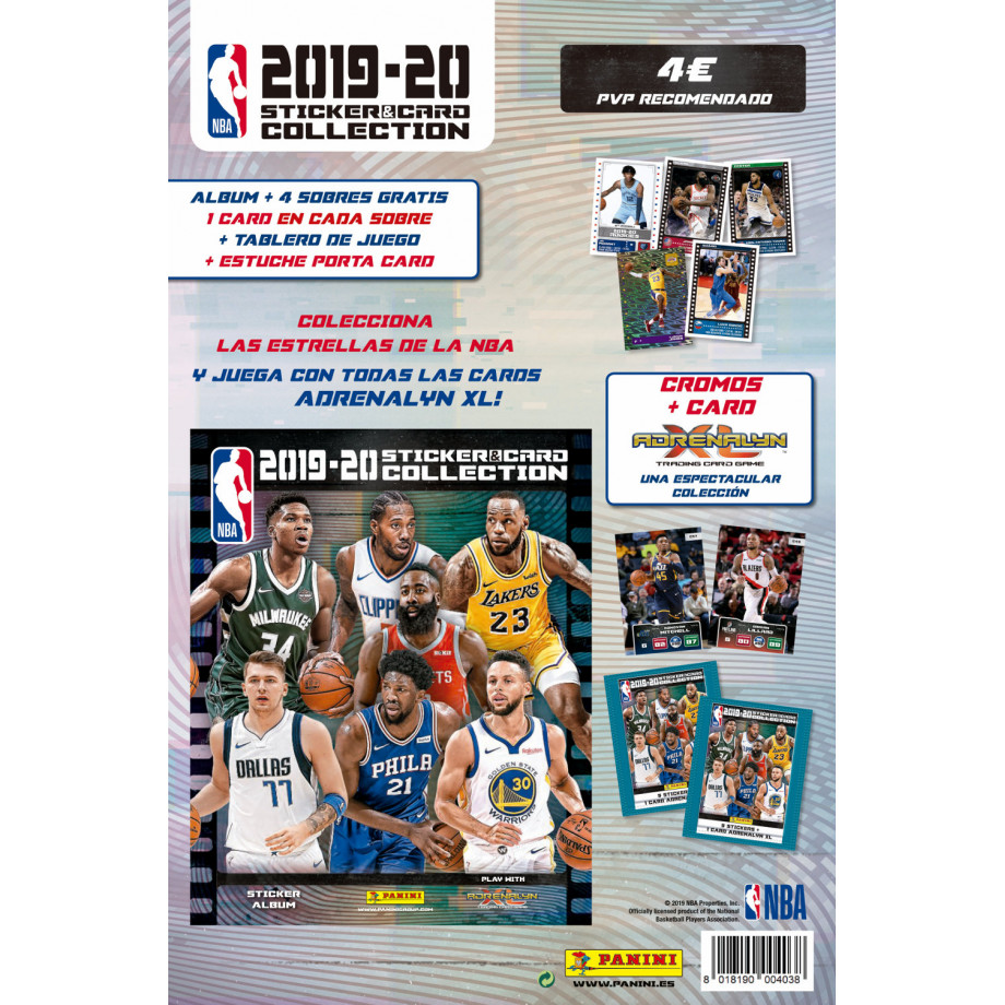 NBA 2023-24 álbum con sobres de cromos PANINI