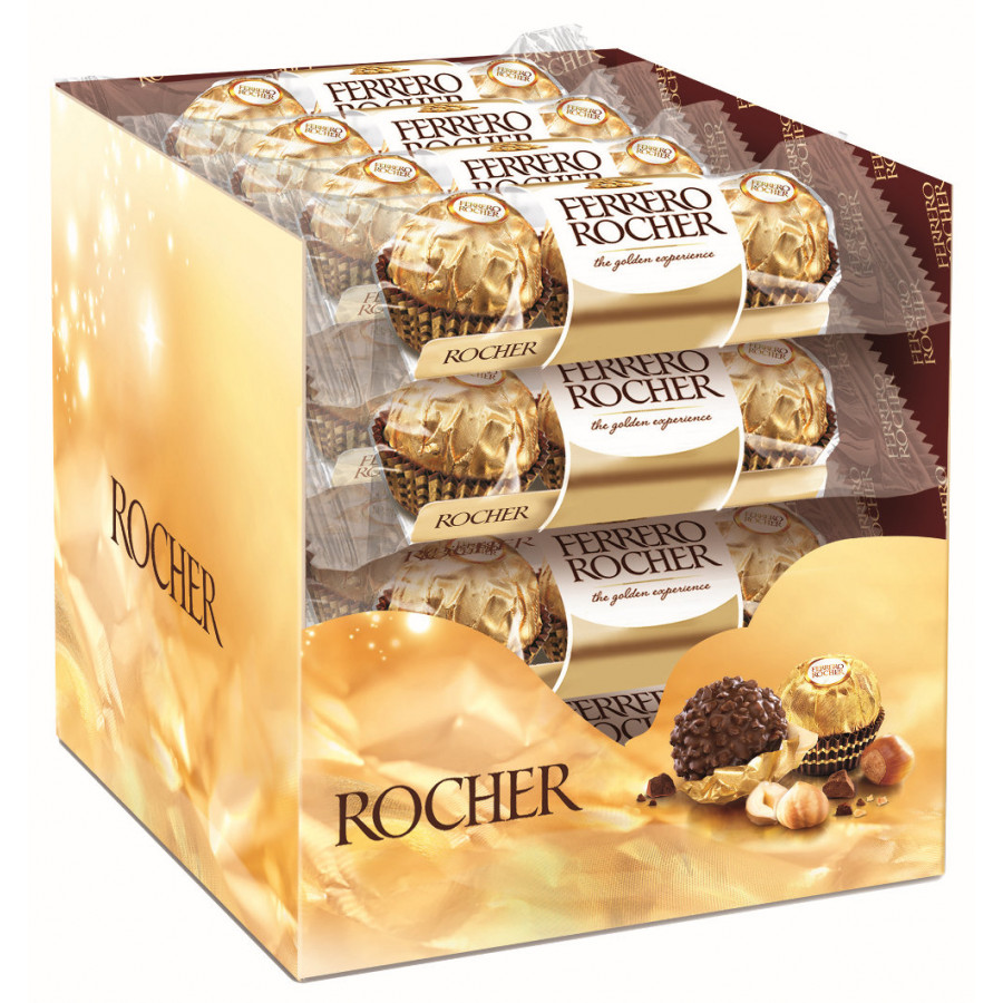 Organizar conectar Villano Ferrero Rocher T3 (16 estuches de 3 bombones), comprar online