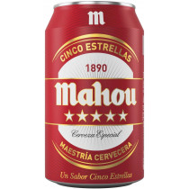Pack x 24 Cerveza Mahou Tostada 0.0% 330 ml en Tienda Volar