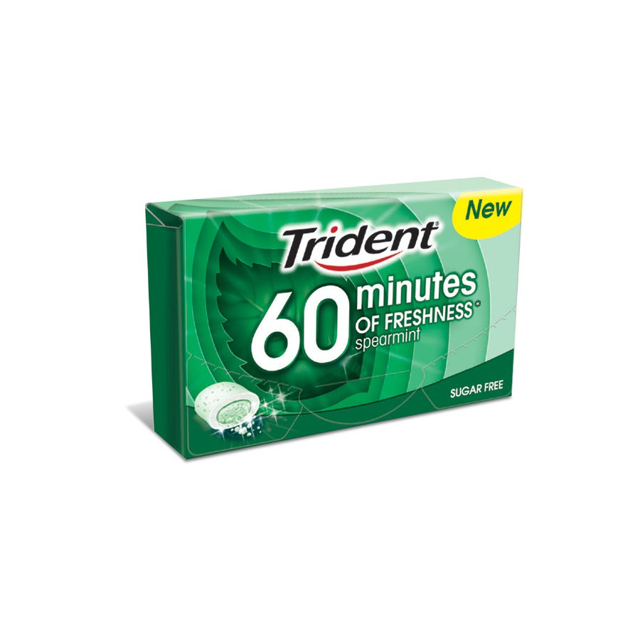 TRIDENT 60minutos 'Hierbabuena' 16u. TRIDENT 60minutos 'Hierbabuena' 16u.